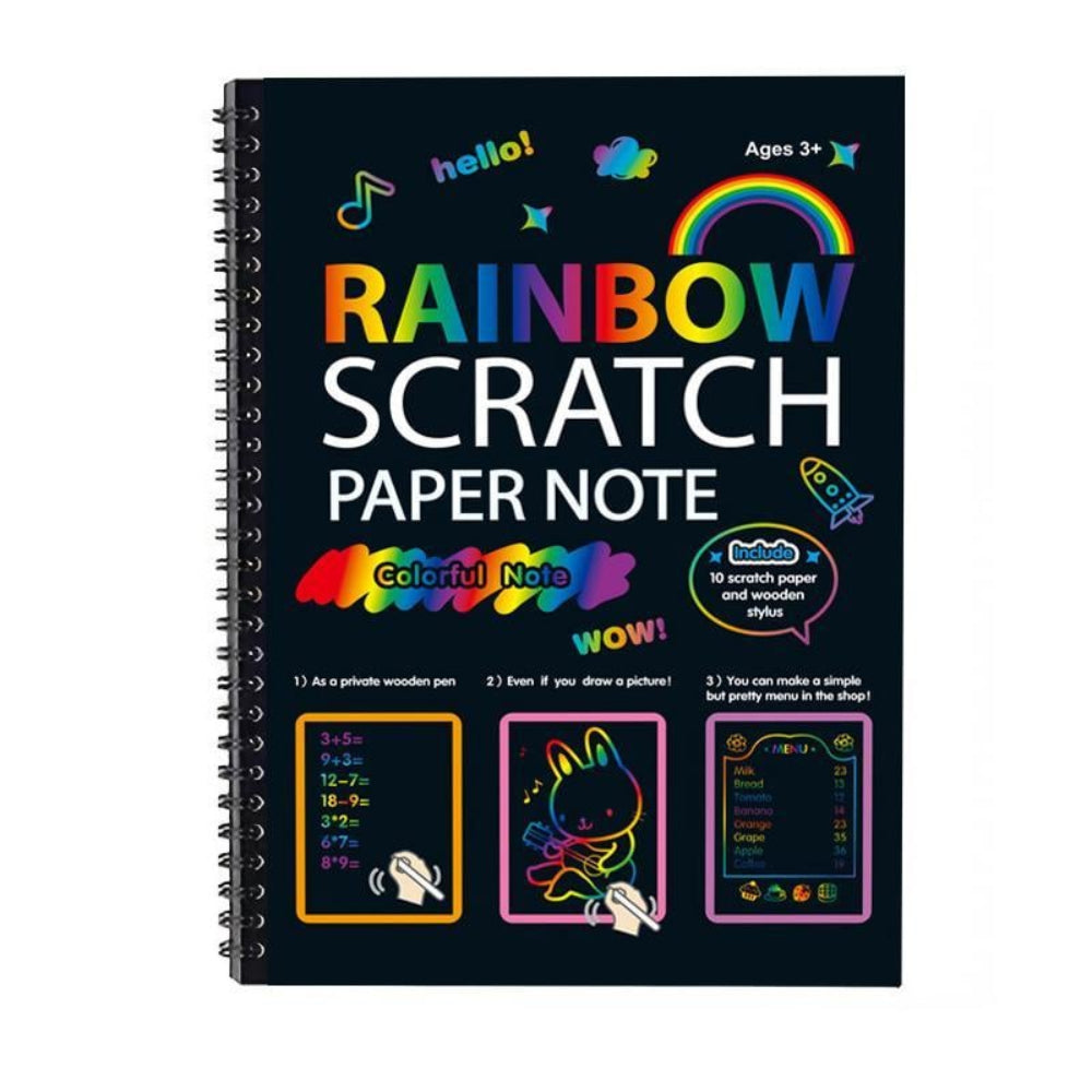 Rainbows Magical Scratch Paper Wooden Pencil