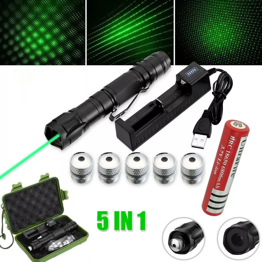 Rechargeable Green Laser Pointer Long Range Presentation Tool 3