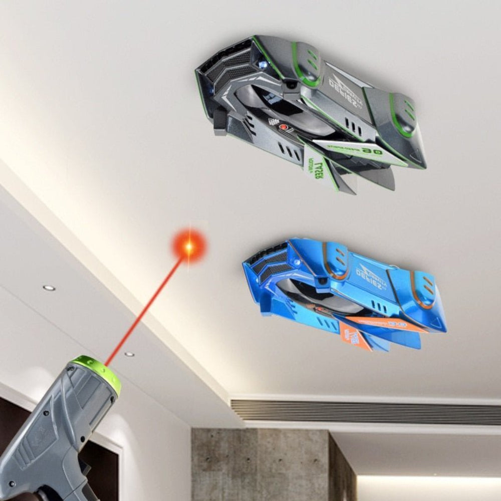 Remote Control Wall Climbing Car Laser Pointer LED Lights