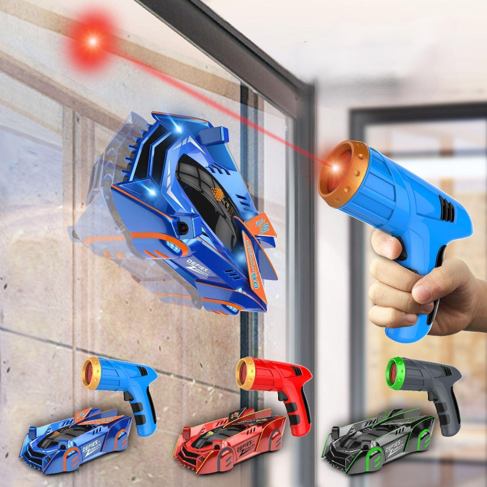 Remote Control Wall Climbing Car Laser Pointer LED Lights