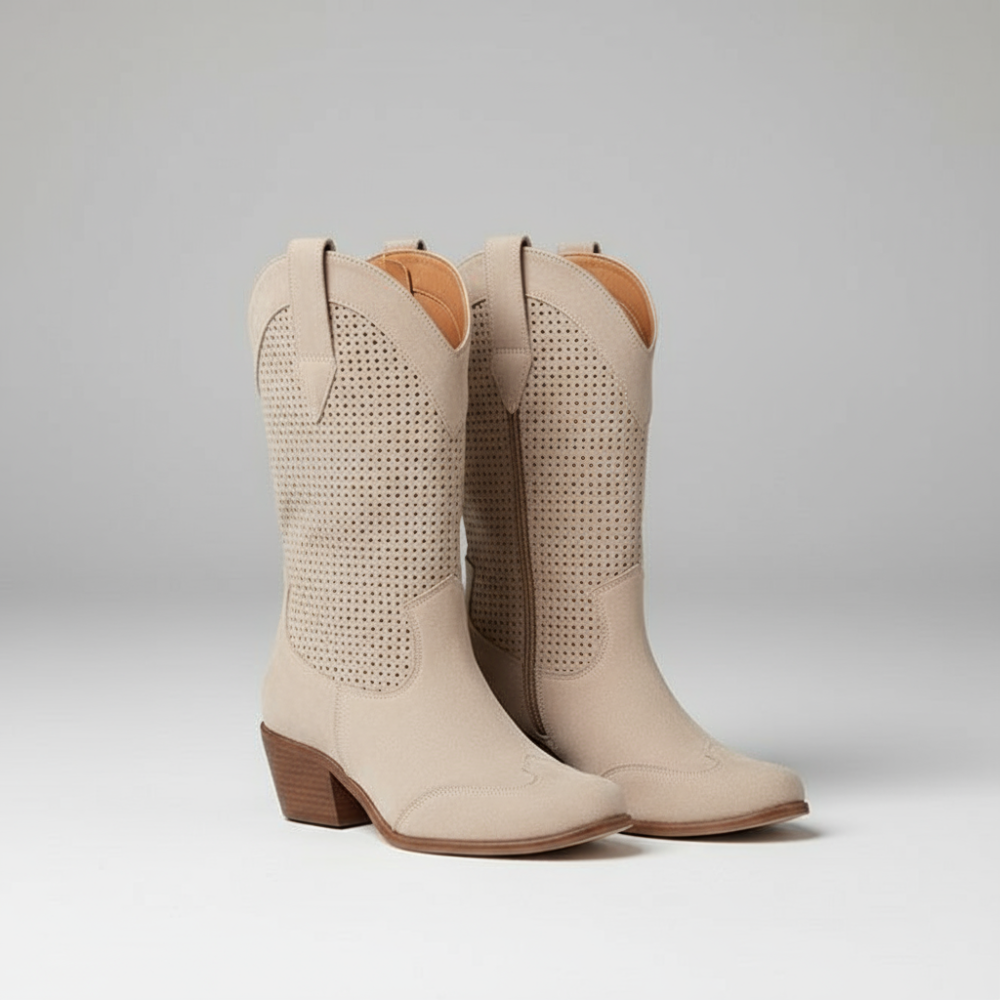 Women Cowgirl Knee High Boots - Western Cowboy Style