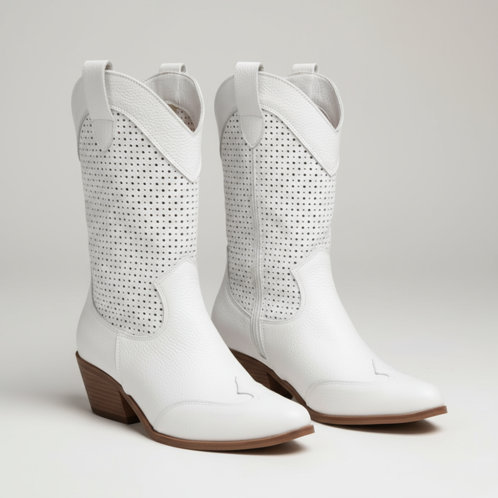 Women Cowgirl Knee High Boots - Western Cowboy Style