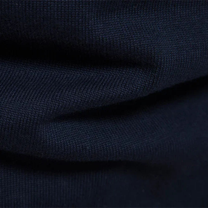 Men’s Knit Zipper Sweater | Long Jumper Casual Fit