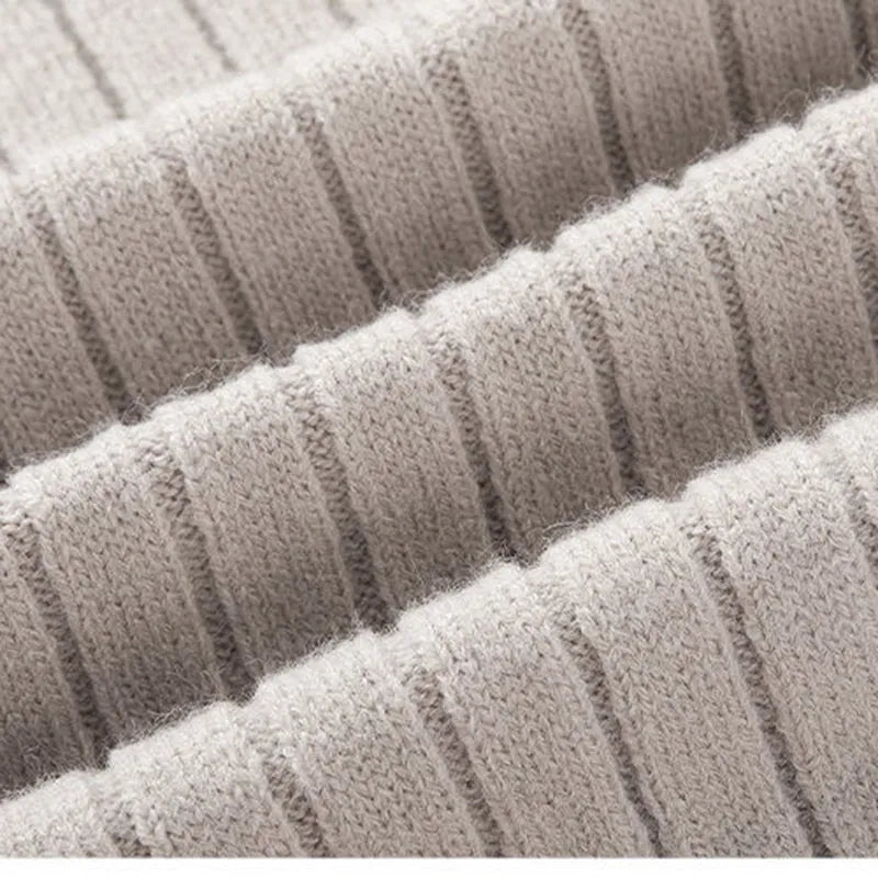 Men’s Long Knit Sweater | Cashmere Zipper Jumper