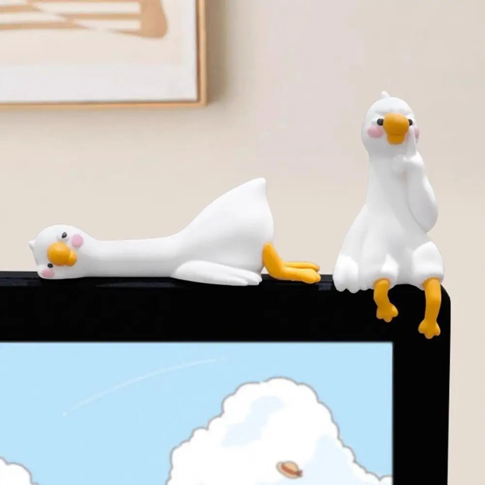 Gift Duck Ornament Cute Resin Cartoon Desk Decoration Figurine