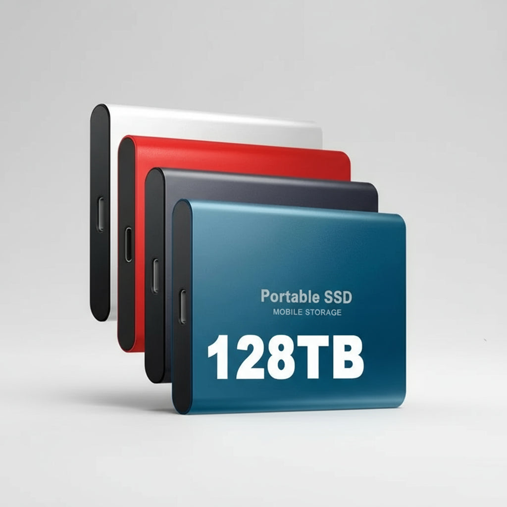 External Portable SSD Drive USB 3.1 High Speed Aluminum Storage