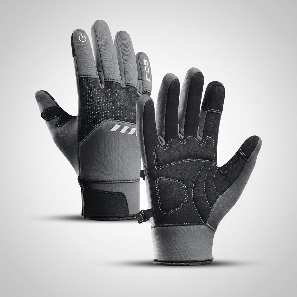 Winter Gloves Cycling Touchscreen Windproof Thermal Nylon Grip