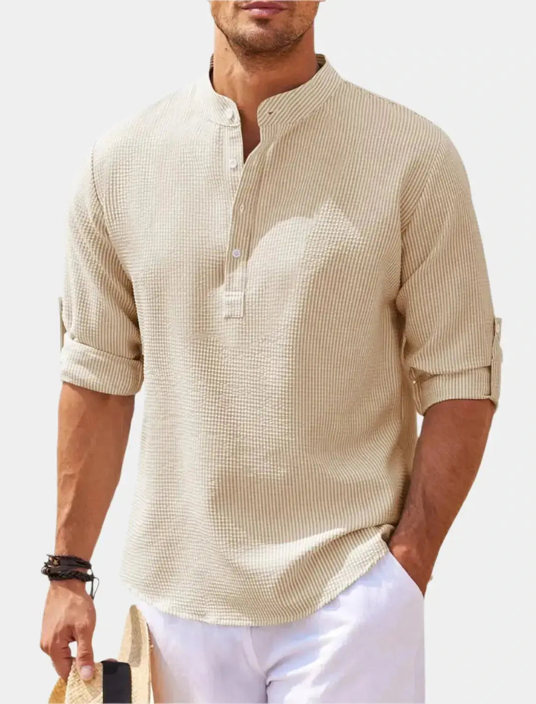 Men's Oversized Summer Flannel Shirt | Lightweight Casual