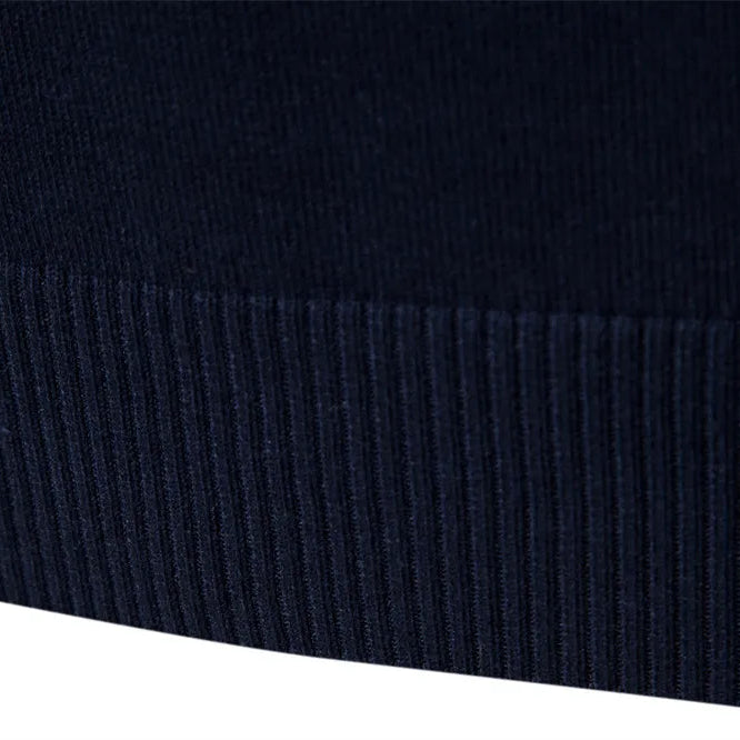 Men’s Knit Zipper Sweater | Long Jumper Casual Fit