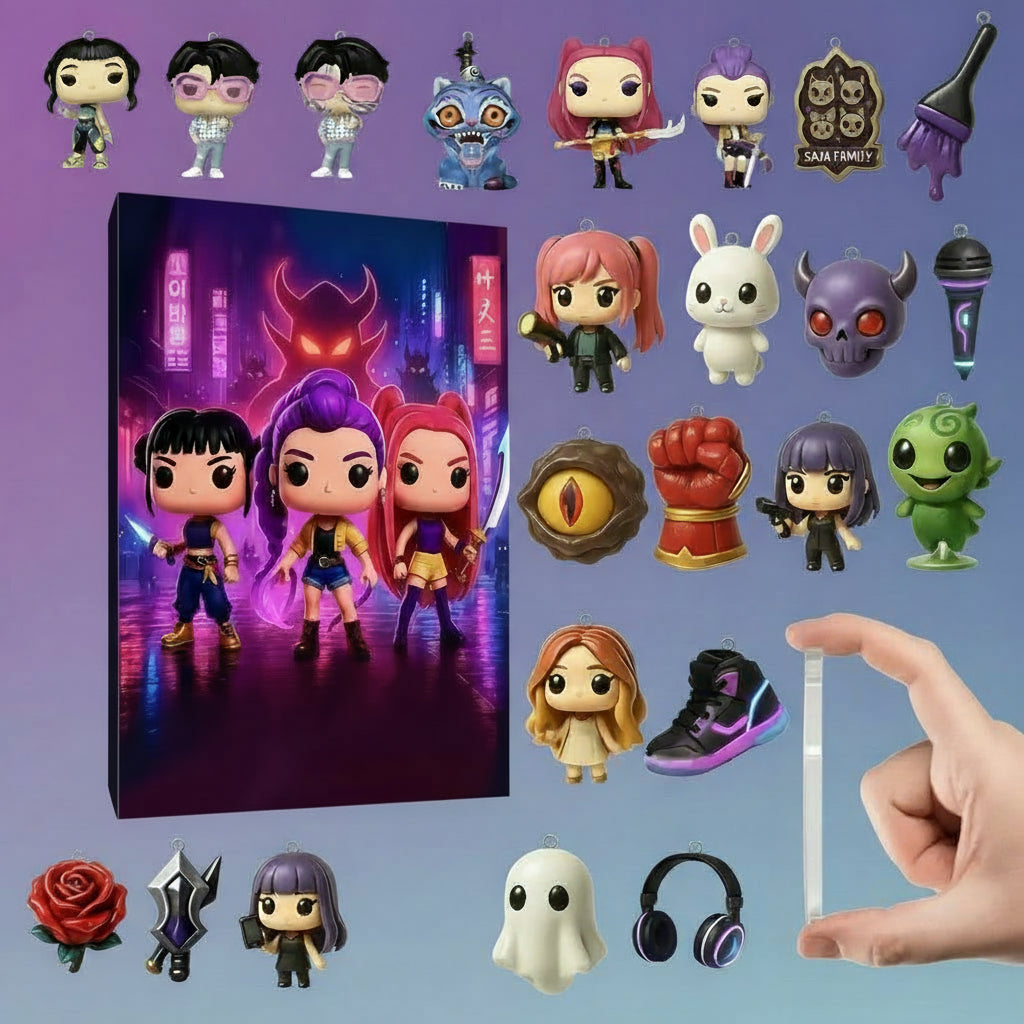 Advent Calendar Gift Mini Figures Christmas Toy Set