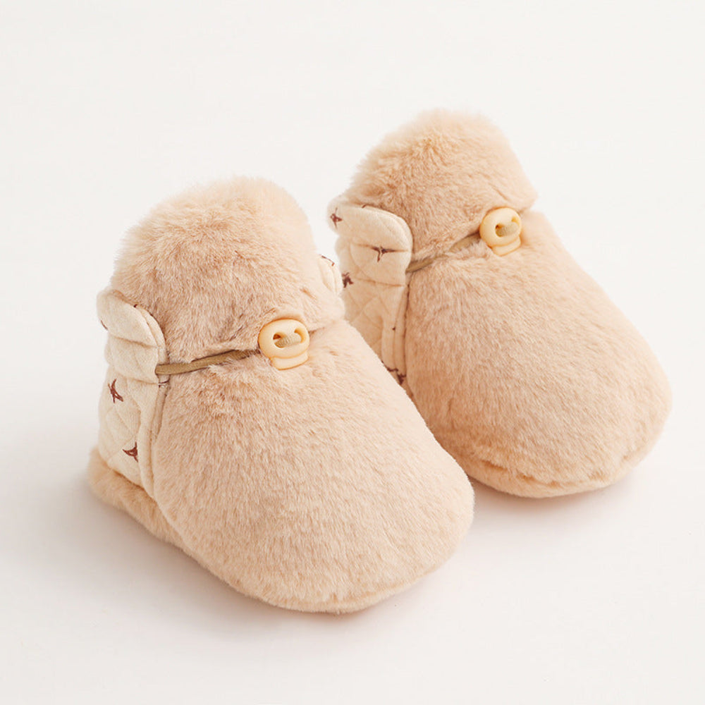 Soft Cotton Plush Toddler Shoes Non-Slip Cartoon Design for Comfort 11