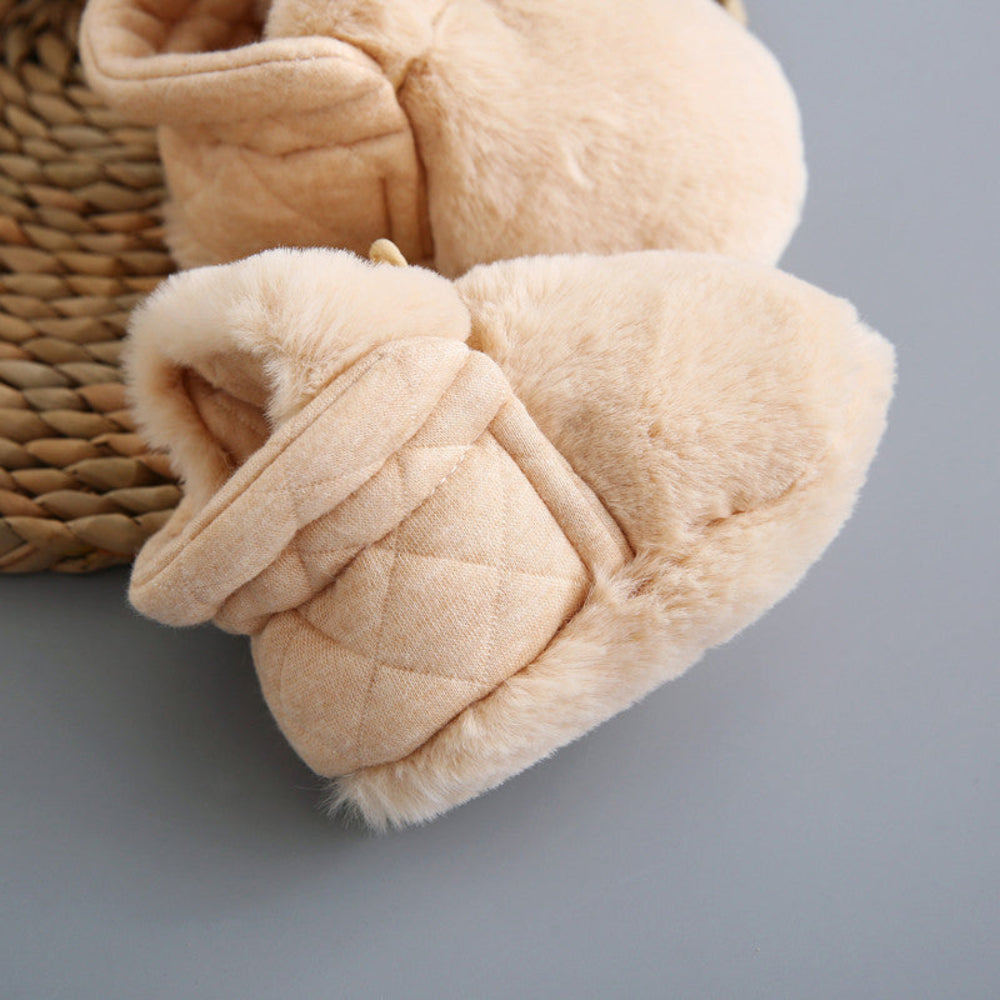 Soft Cotton Plush Toddler Shoes Non-Slip Cartoon Design for Comfort 7