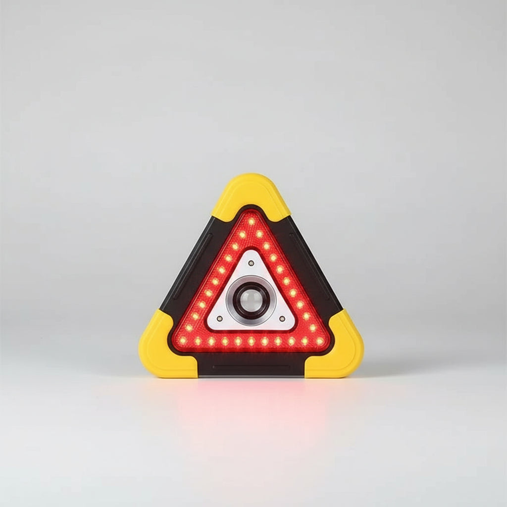 Solar-Powered Emergency Roadside Flasher Light with Power Bank Function 1