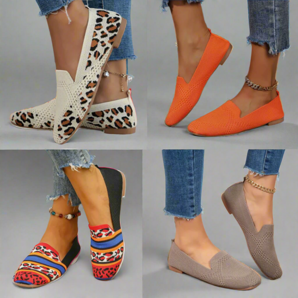 Women’s Barefoot Knit Loafers Shoes | Lightweight Flats