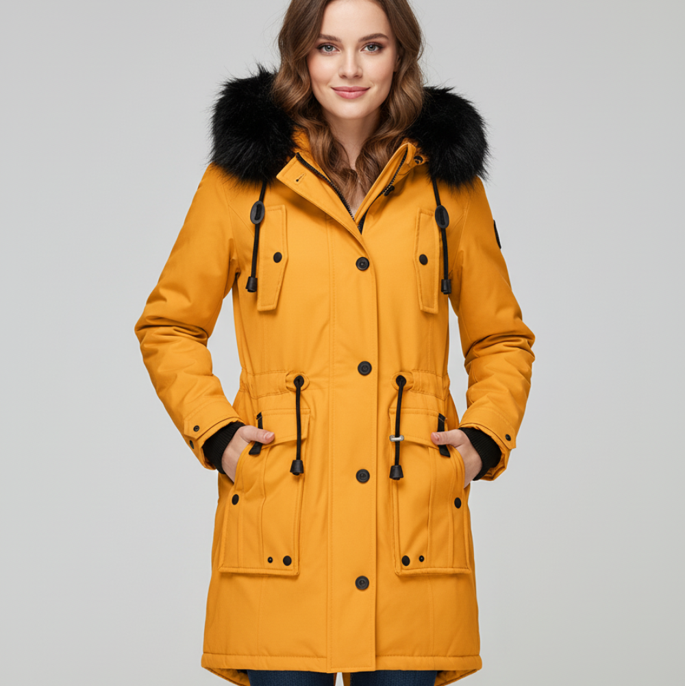 Women's Puffer Parka Jacket - Long Oversized Winter Coat