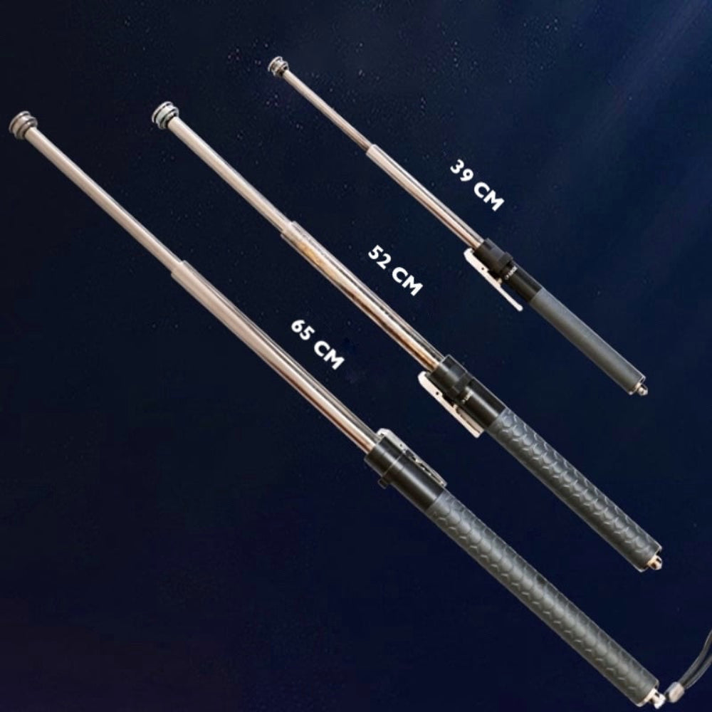 Walking Stick Alloy Pop-Up Grip Hiking Mobility Support