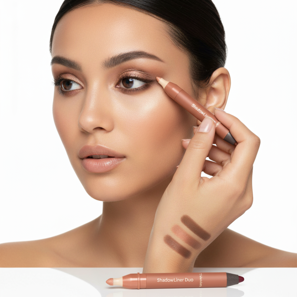 Cream Eyeshadow Stick Duo 2in1 Waterproof Eyeliner Shadow