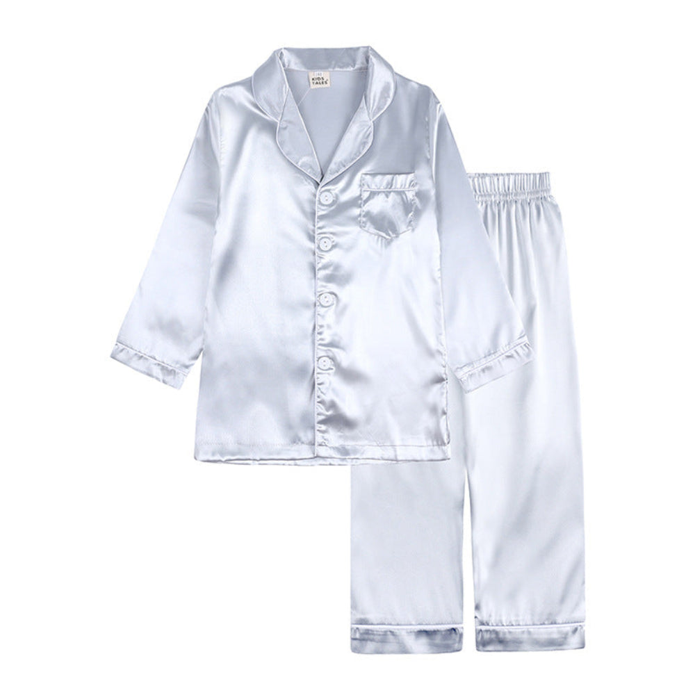 Silk Kids Pajama Set Pure Mulberry Comfort