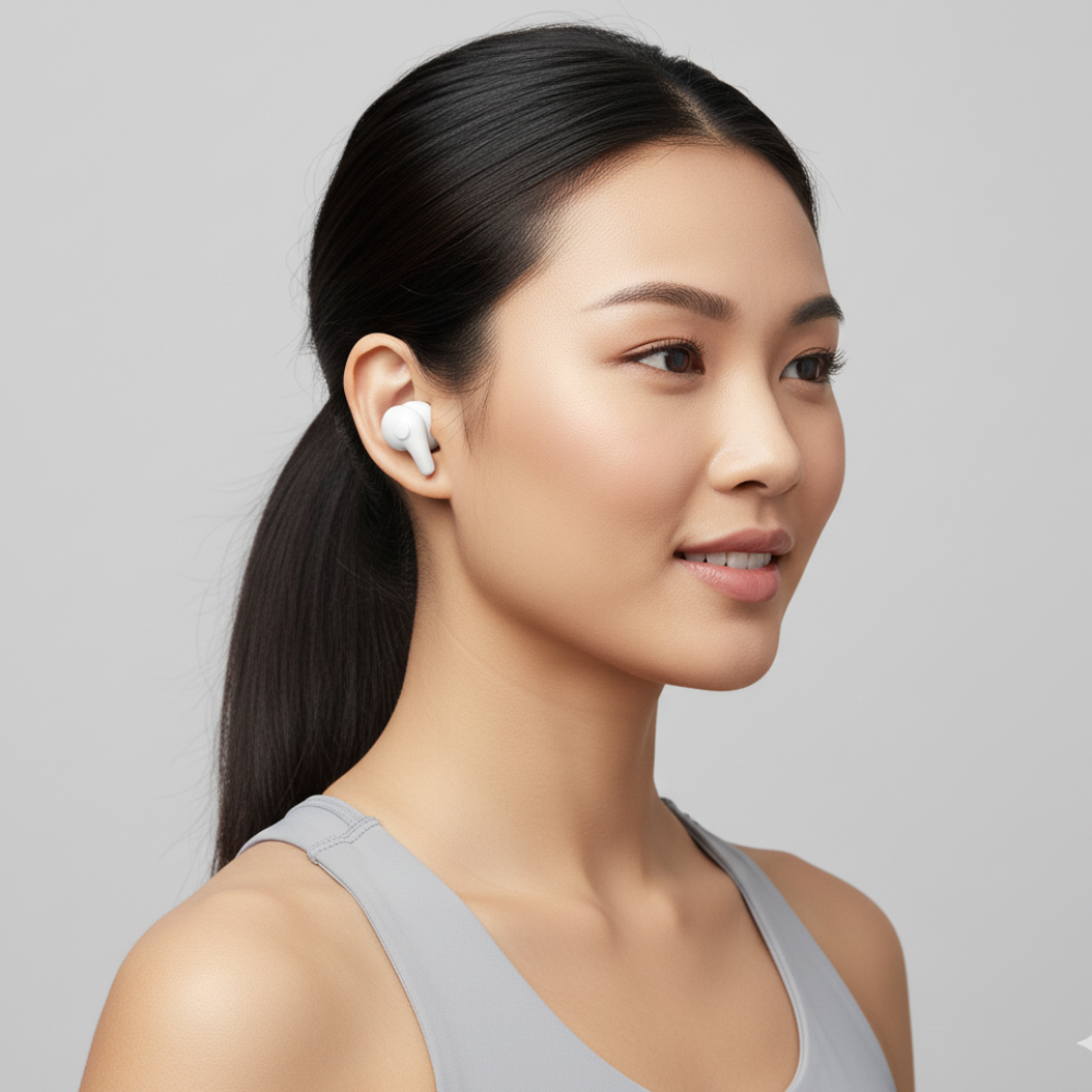 Wireless Bluetooth Earbuds with Noise Cancelling Charging Case