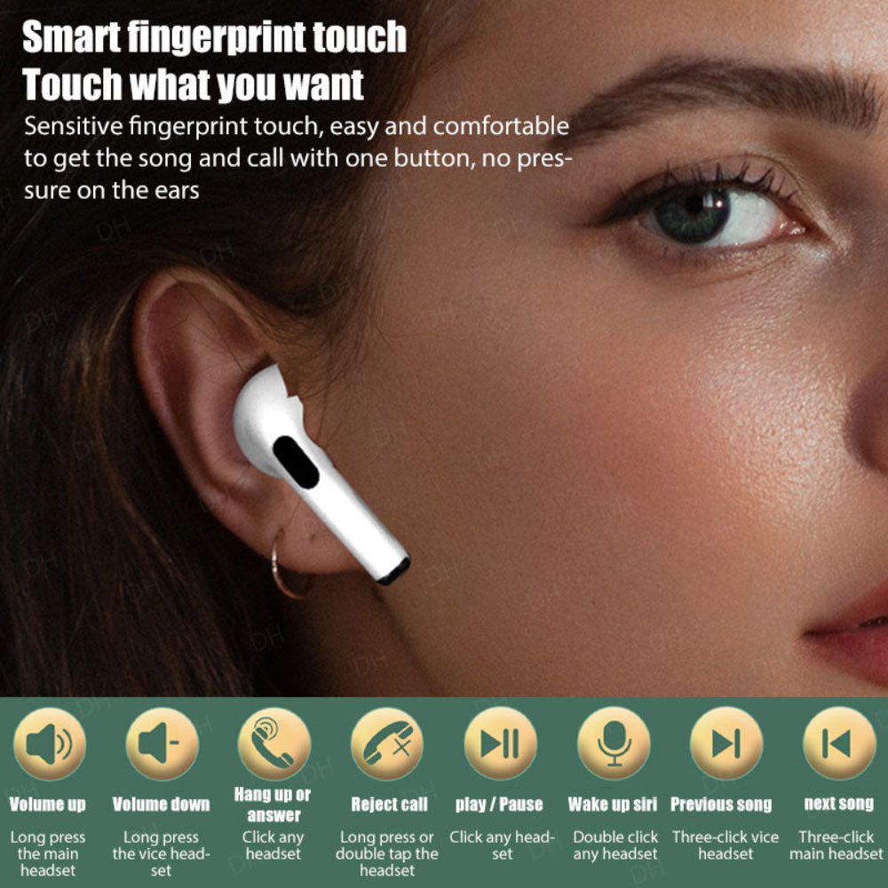 Wireless Noise Cancelling Earbuds Bluetooth 5.0 with Charging Case 4