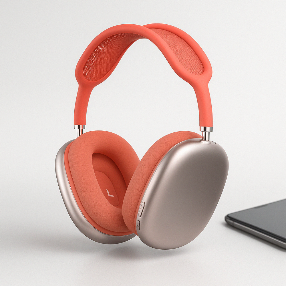 Wireless Over Ear Headphones Noise Cancelling Mic