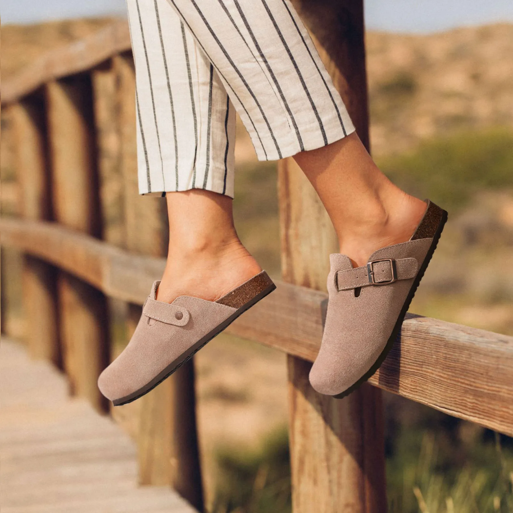 Women's Comfortable Slip-On Clogs | Work Flats Support