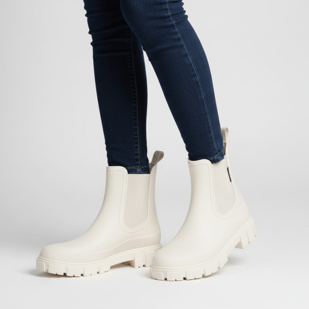 Women Waterproof Chelsea Boots - Ankle Grip Slip Resistant