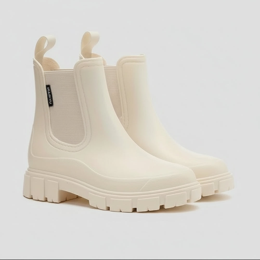 Women Waterproof Chelsea Boots - Ankle Grip Slip Resistant