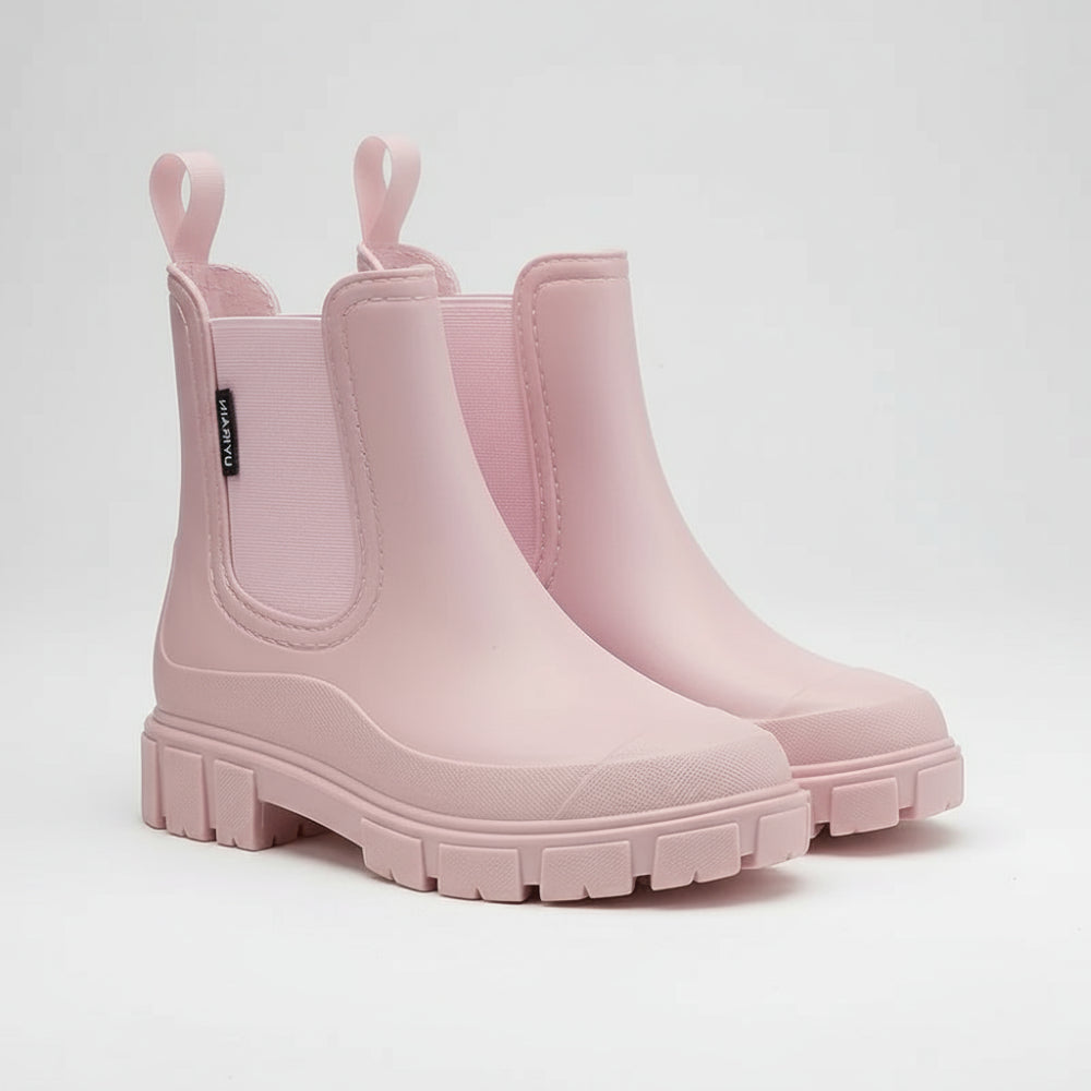Women Waterproof Chelsea Boots - Ankle Grip Slip Resistant