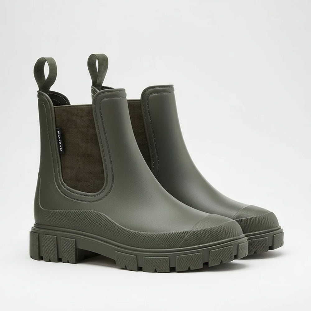 Women Waterproof Chelsea Boots - Ankle Grip Slip Resistant