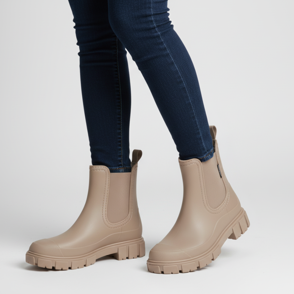 Women Waterproof Chelsea Boots - Ankle Grip Slip Resistant