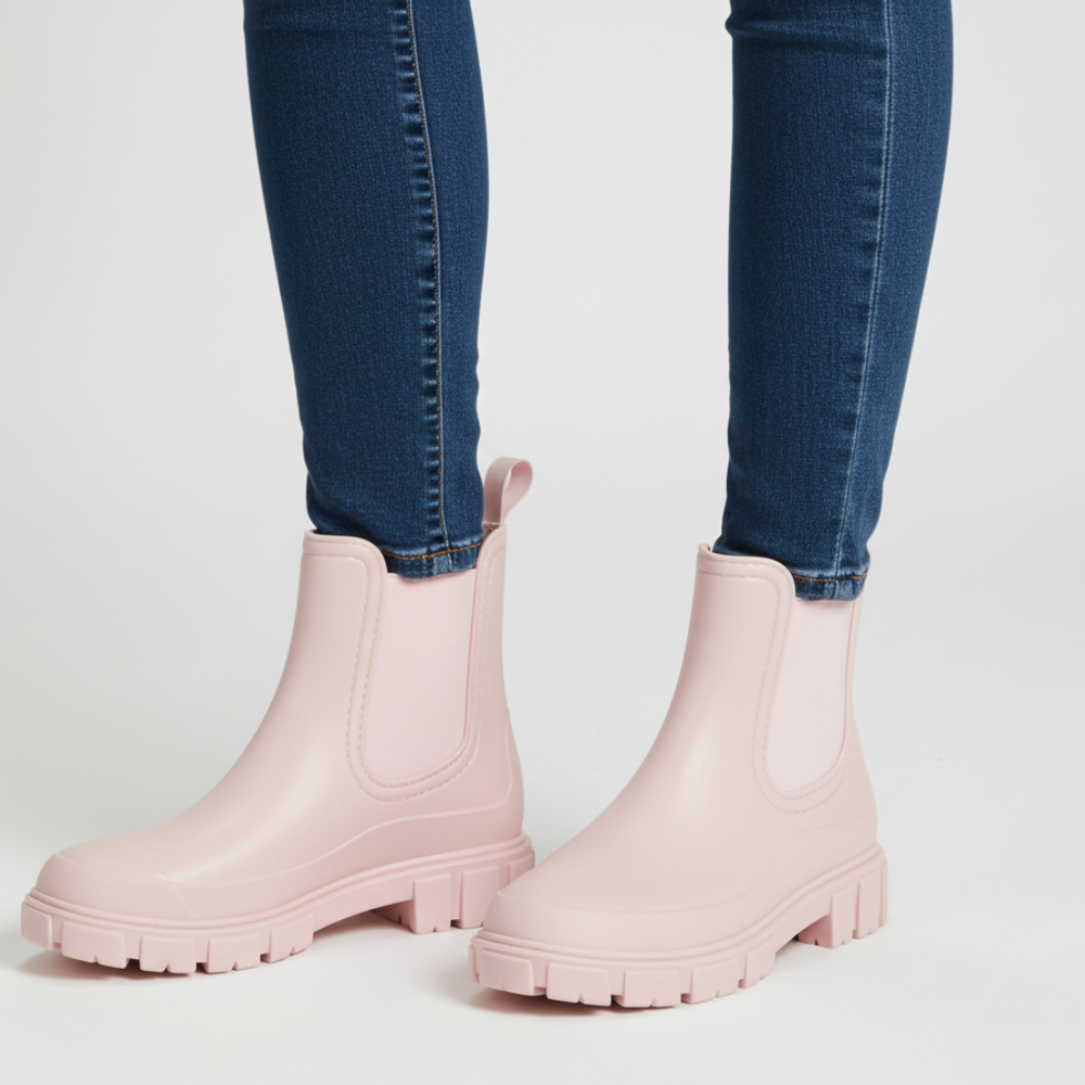 Women Waterproof Chelsea Boots - Ankle Grip Slip Resistant