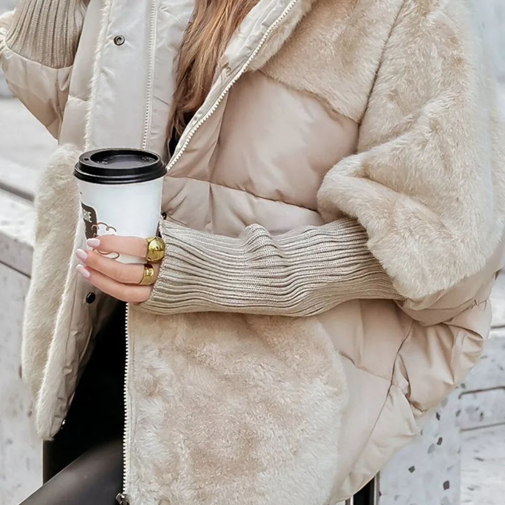 Women's Winter Coats Hooded Multicolored Bomber Jacket 11