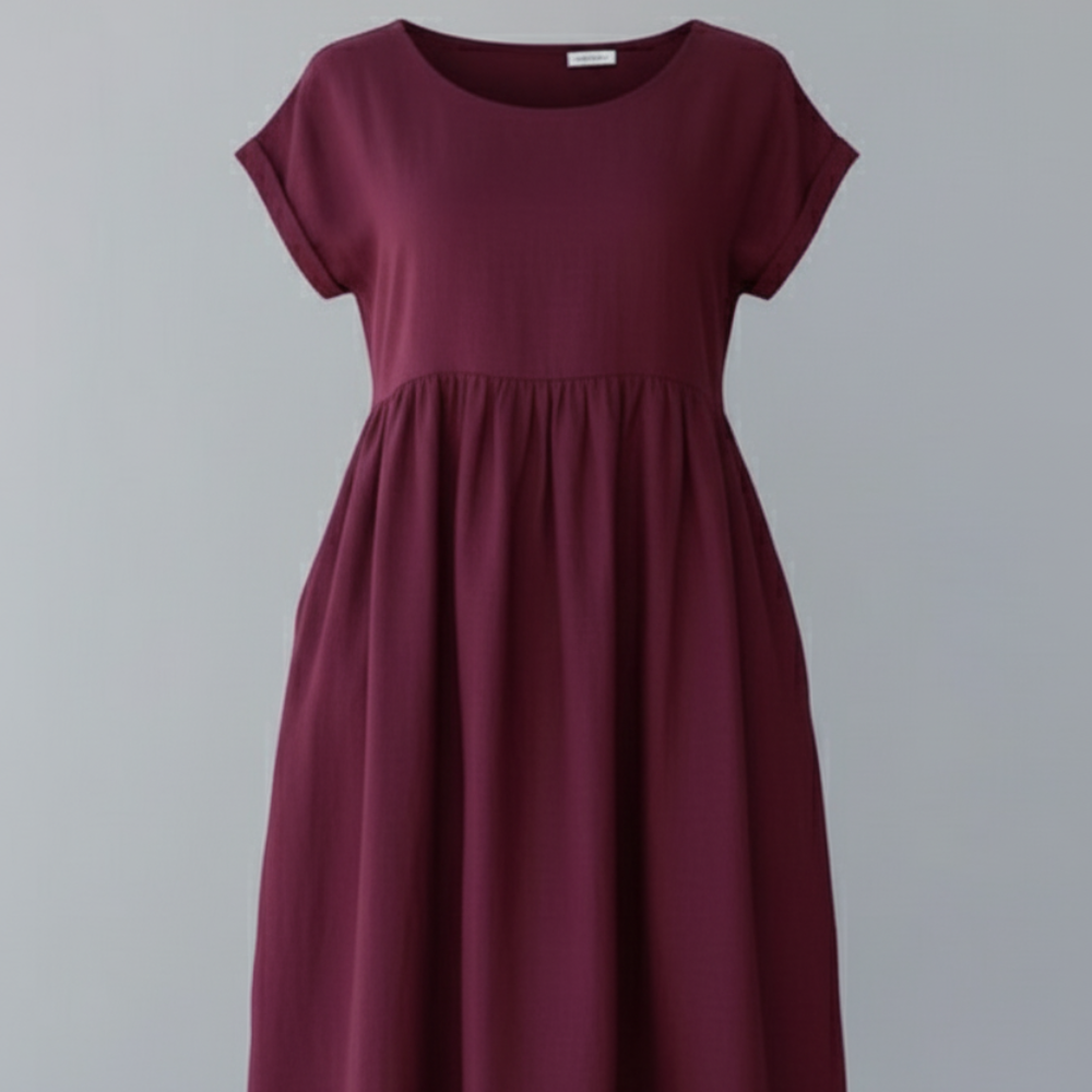 Christmas dress-Women's Casual Summer Dress – Short Midi