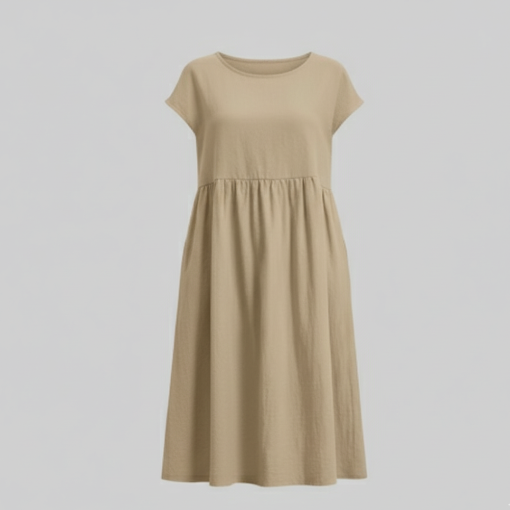 Christmas dress-Women's Casual Summer Dress – Short Midi