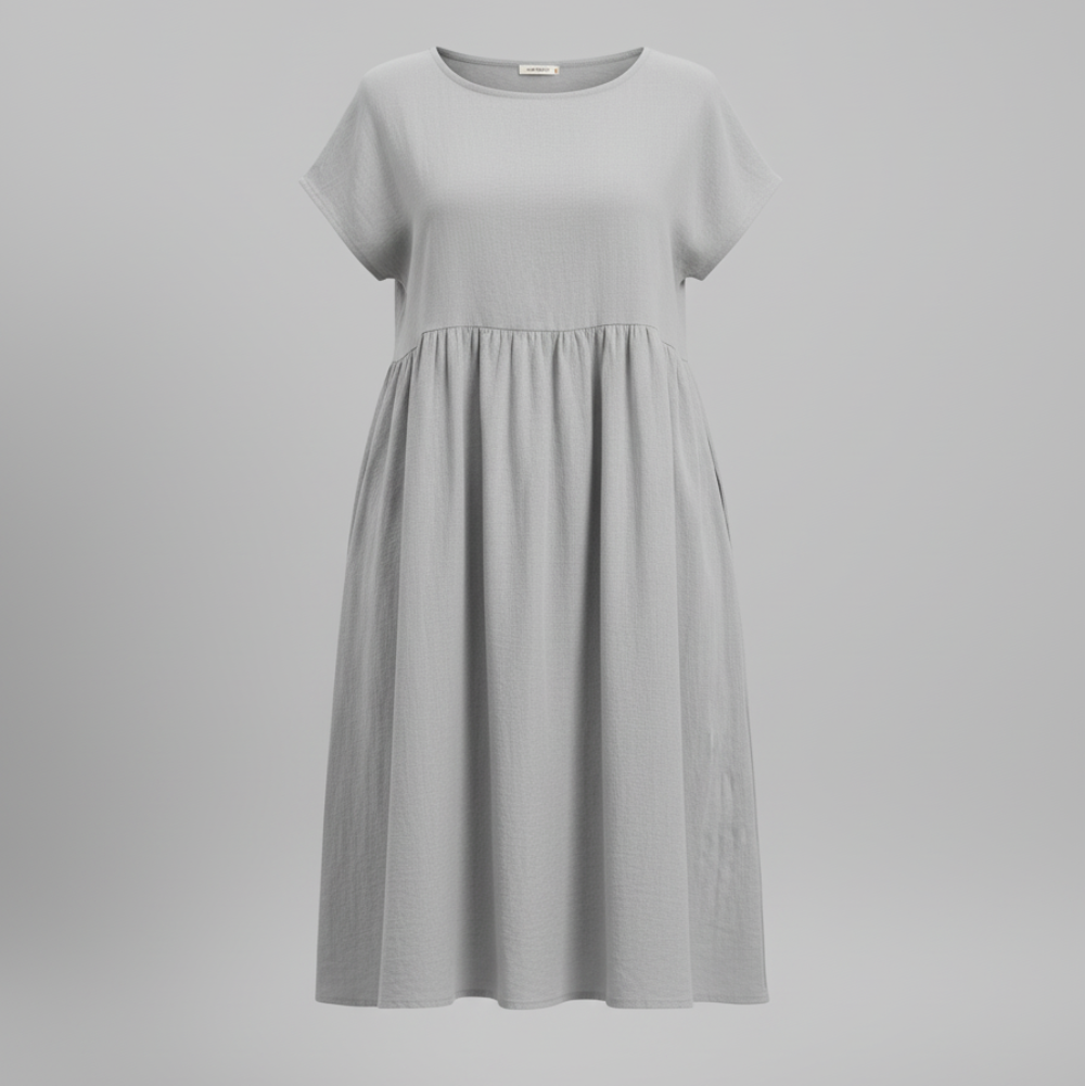 Christmas dress-Women's Casual Summer Dress – Short Midi