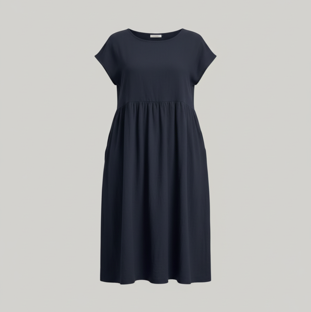 Christmas dress-Women's Casual Summer Dress – Short Midi