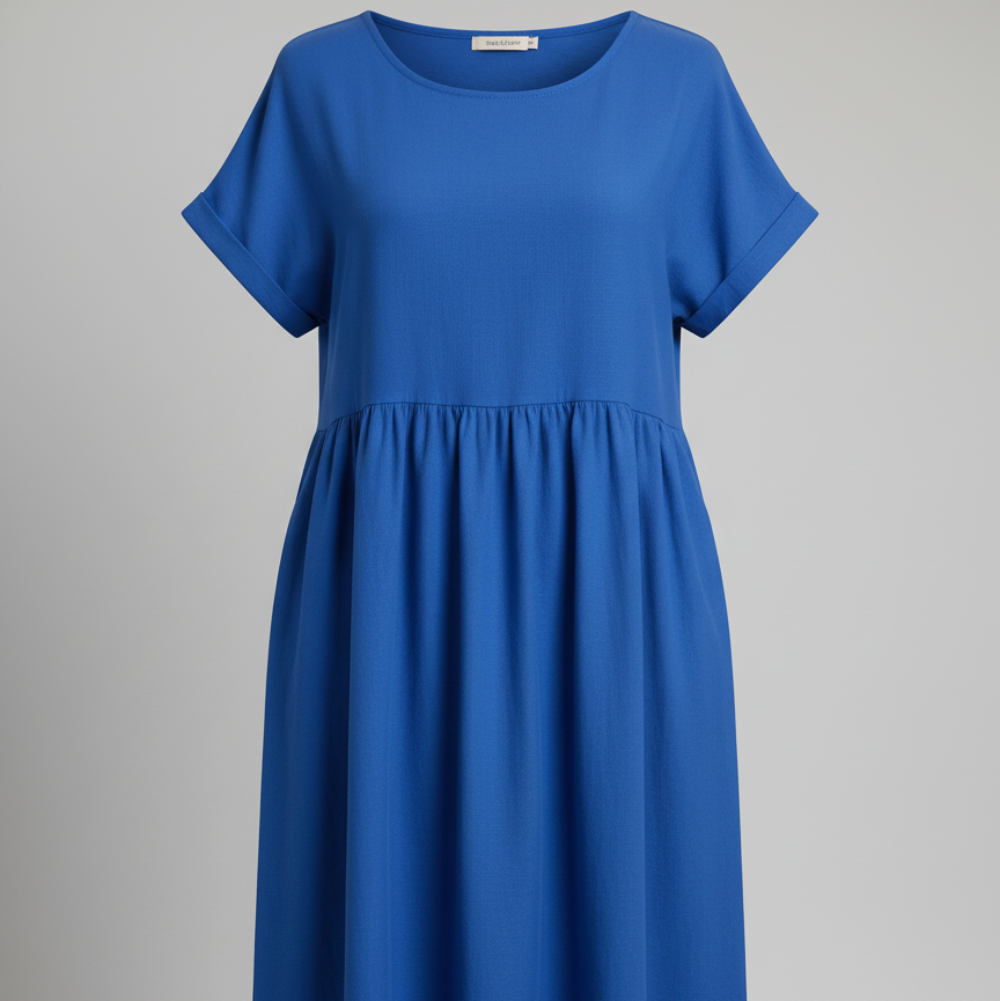 Christmas dress-Women's Casual Summer Dress – Short Midi
