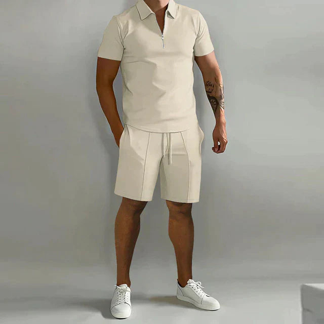 Men’s Casual 2 Piece Set | Shirt and Shorts Summer Outfit