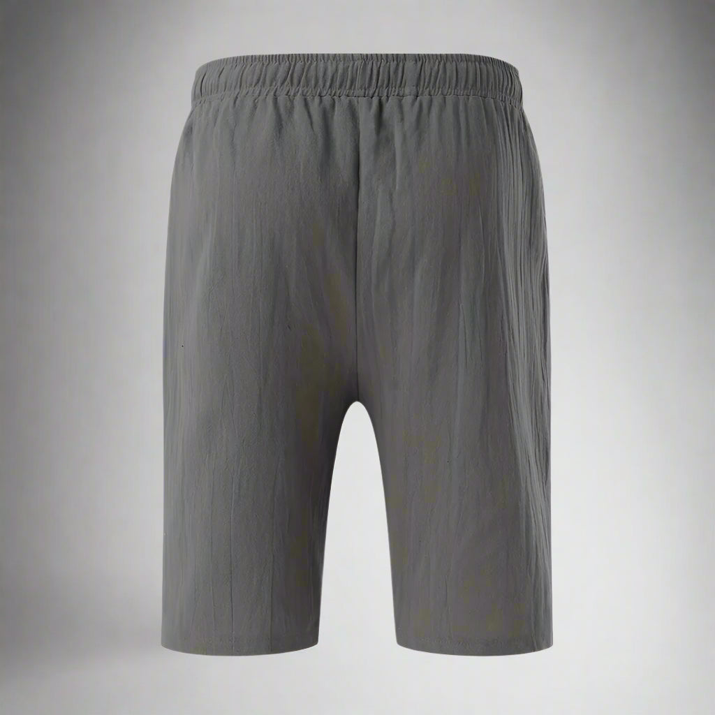 Men’s Casual Linen Shorts | Lightweight Elastic Waist