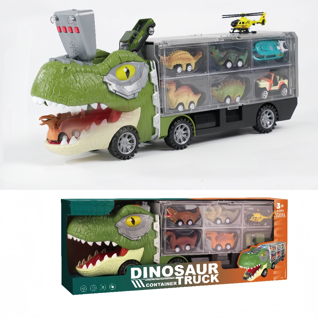Dinosaur Gift Toy Truck with Sound and Light for Kids Boys