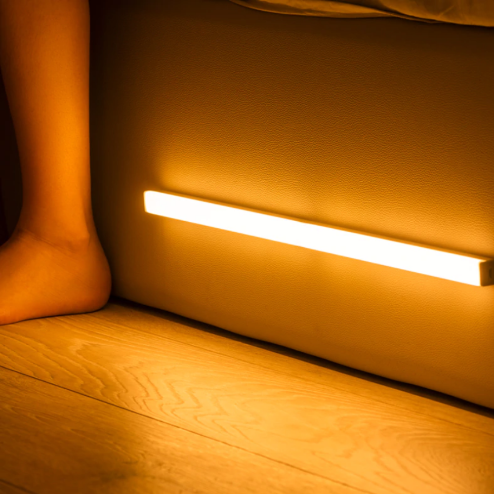 LED Motion Sensor Bed Light Strip Night Safety Indoor Use