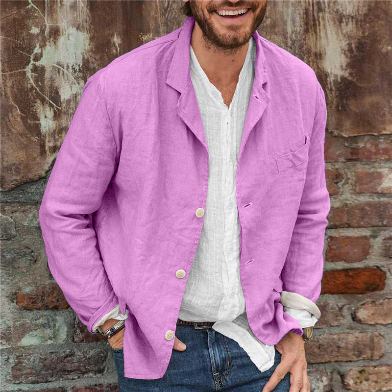 Men's lightweight flannel shirt jacket | Casual oversized