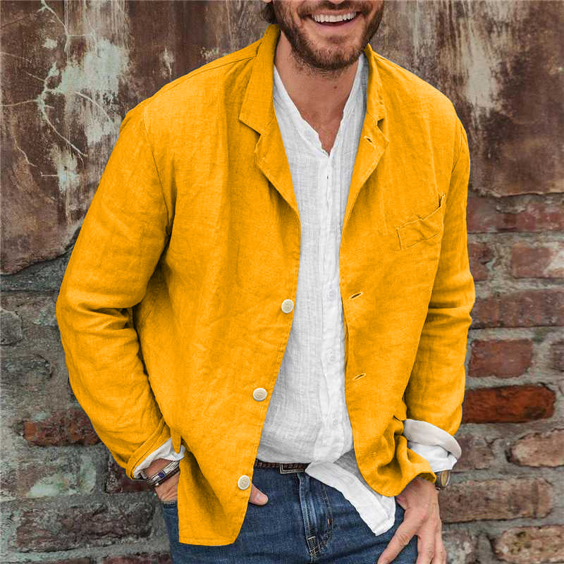 Men's lightweight flannel shirt jacket | Casual oversized
