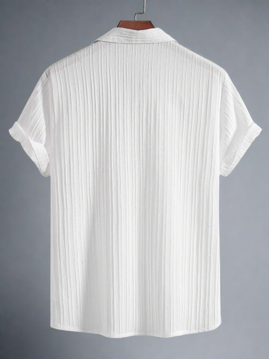 Men's Casual Lightweight Shirt Set | Short Sleeve Relaxed Fit
