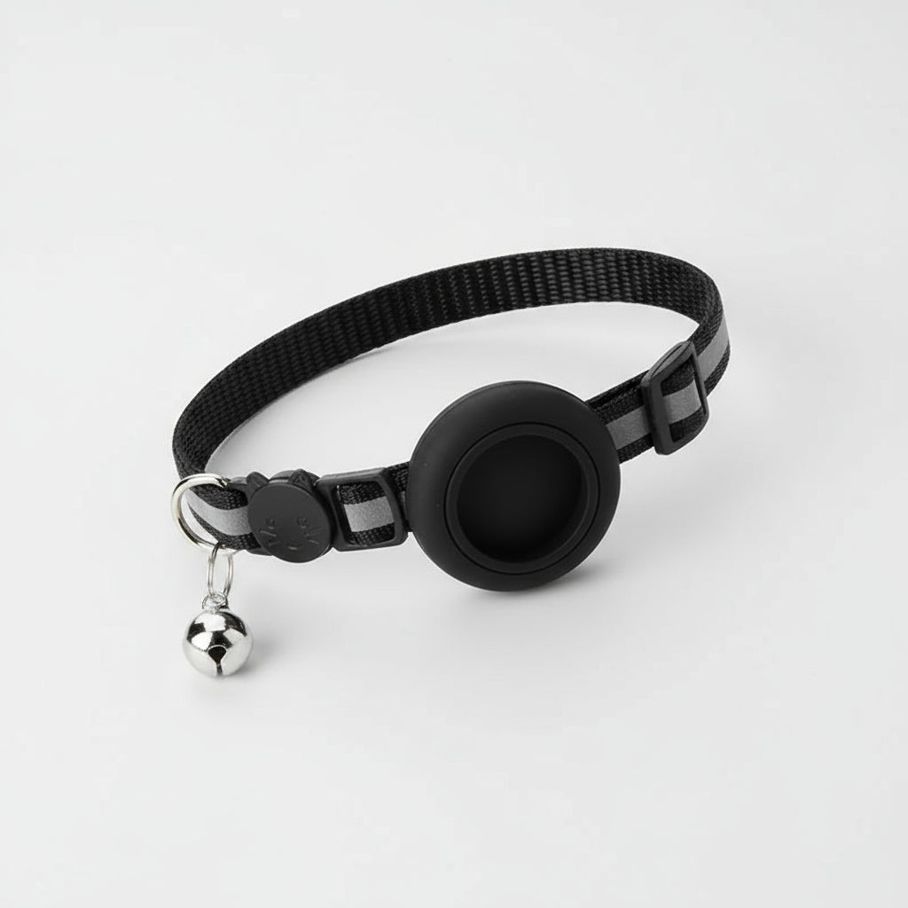 Reflective Cat Collar GPS Tracker Holder Safety Buckle