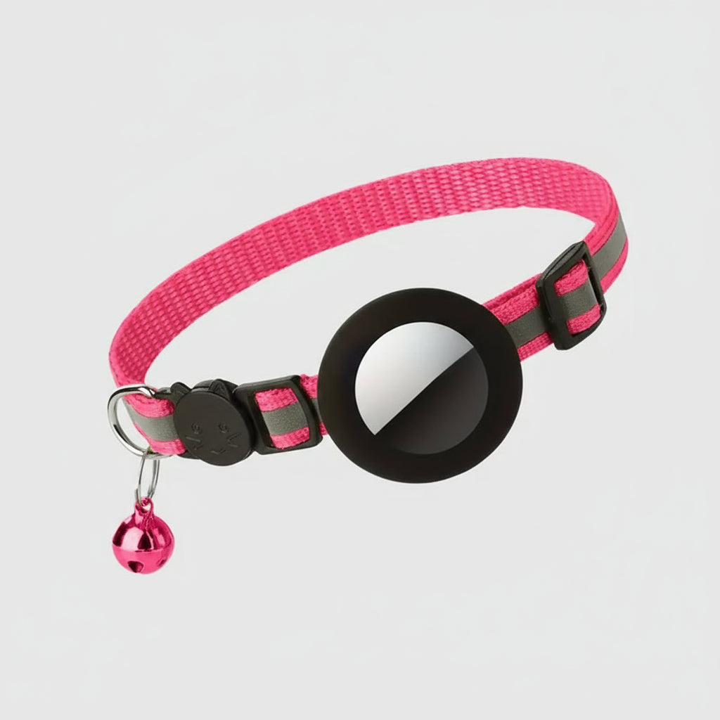 Reflective Cat Collar GPS Tracker Holder Safety Buckle