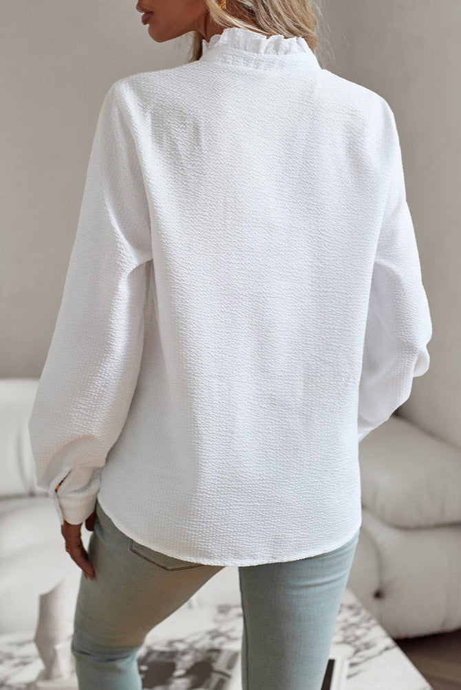 Women’s Long Sleeve Blouse | Casual Button Up Top