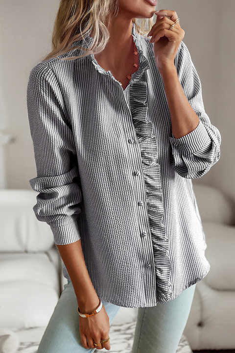 Women’s Long Sleeve Blouse | Casual Button Up Top