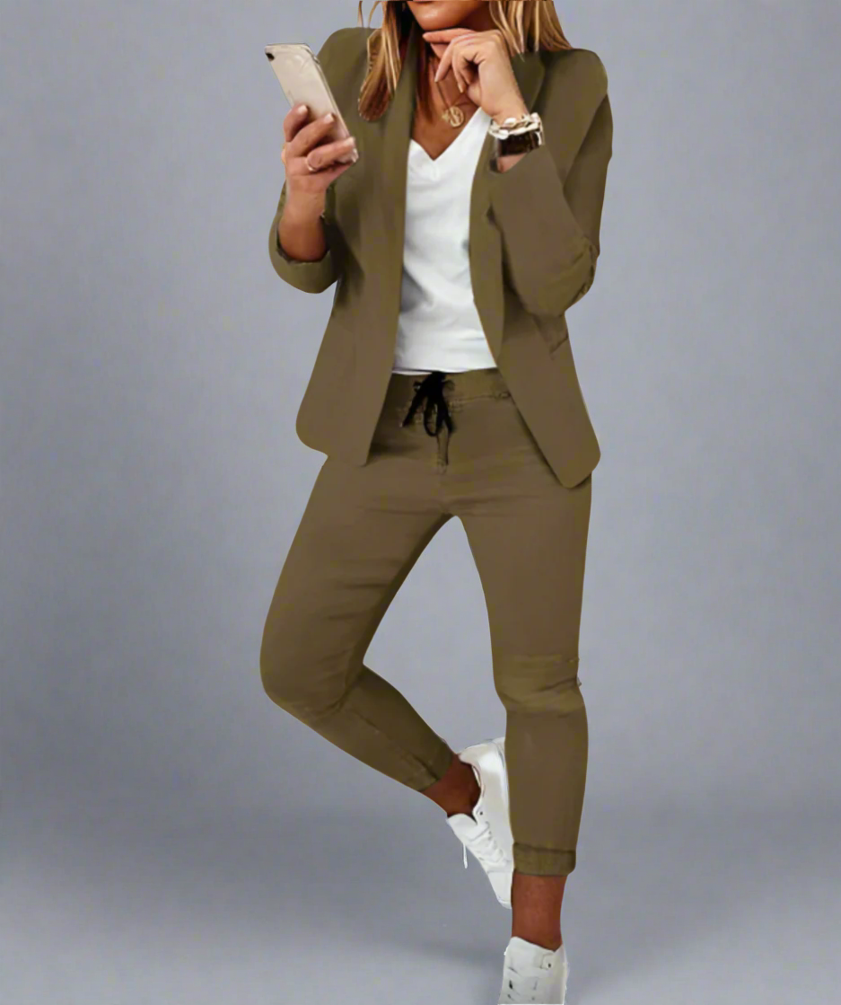 Women Formal Two Piece Lounge Set | Pants and Top